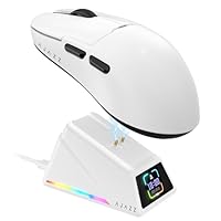 Yindiao Mouse para jogos sem fio AJAZZ AJ159 APEX com base de